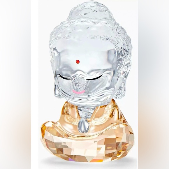 SWAROVSKI Crystal CUTE BUDDHA Decoration Figurine -5492232 New - Picture 1 of 7